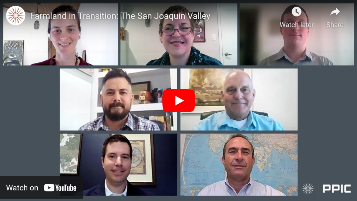 PPIC VIDEO: Farmland in Transition—The San Joaquin Valley